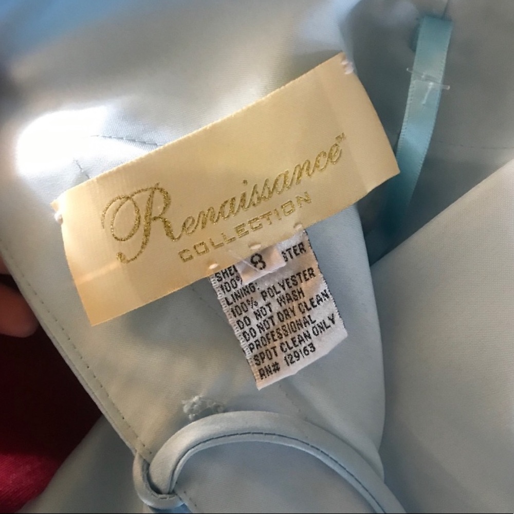 gorgeous blue formal dress! only worn once - Picture 5 of 5